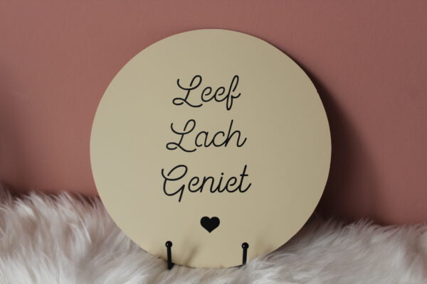 Muurcirkel leef lach geniet