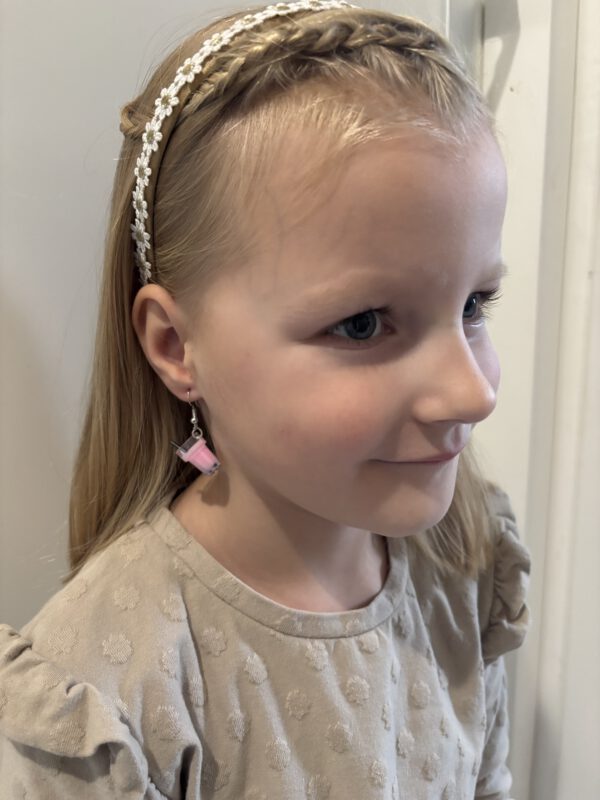 Bubbeltea oorbellen roze - Image 12